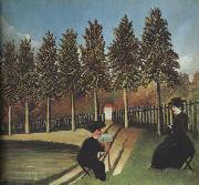 Henri Rousseau The Artist Painting His Wife china oil painting artist